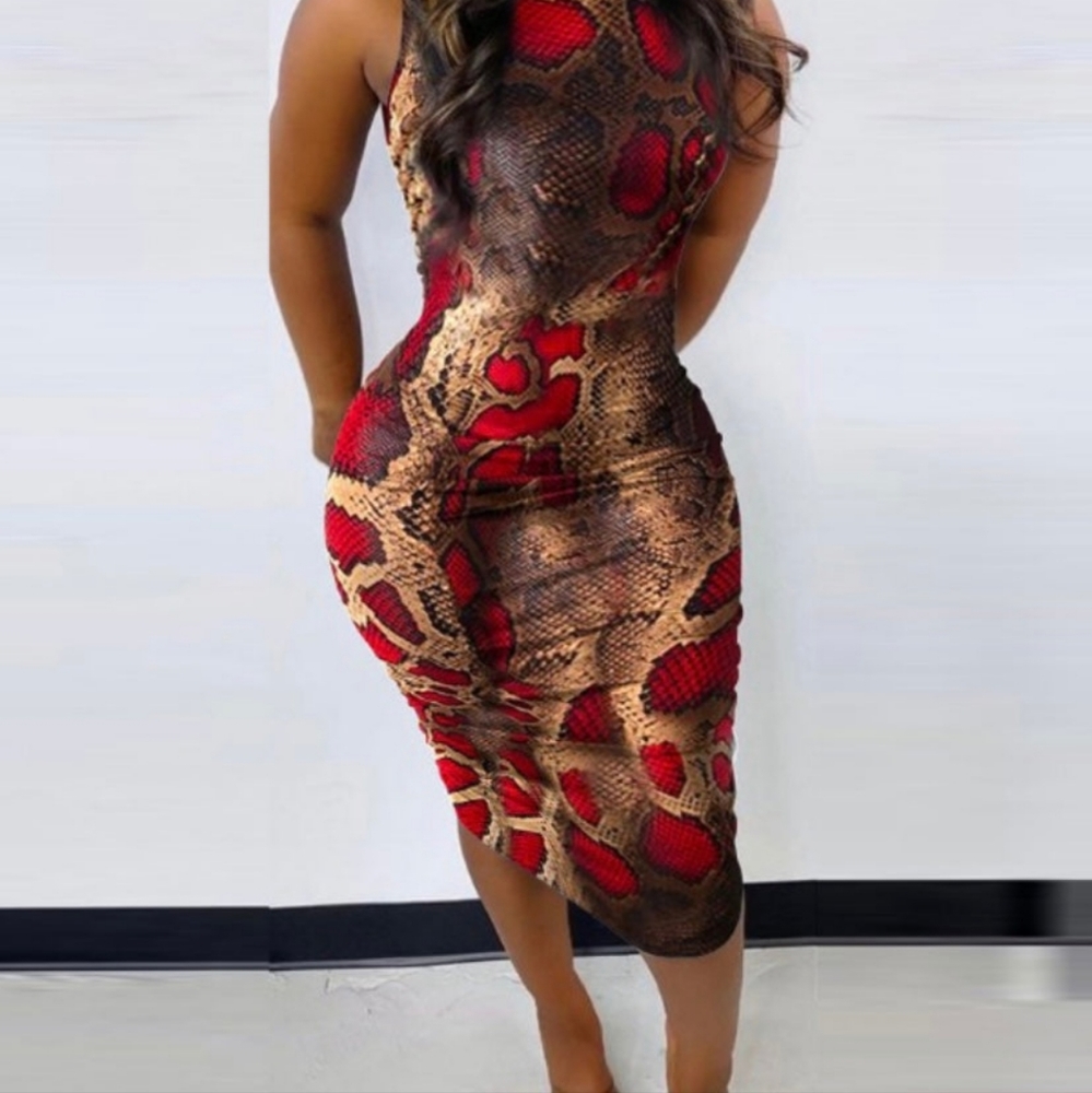 Mock Neck Dress